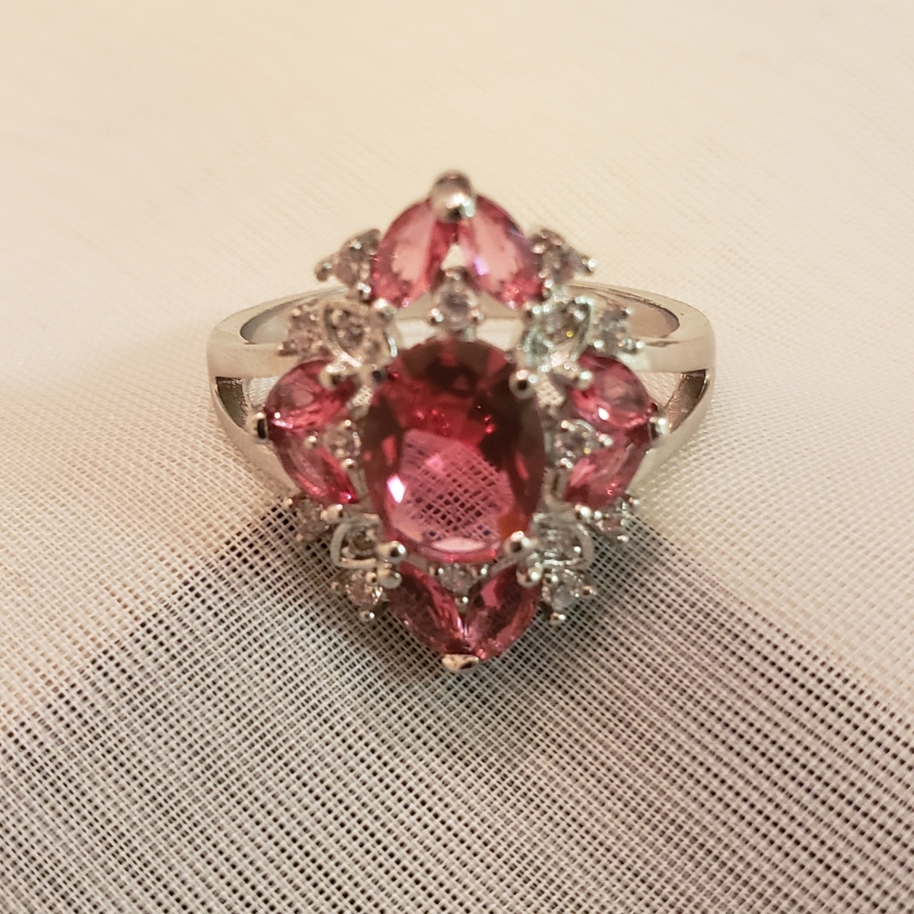 925 sterling ruby ring